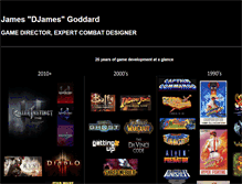 Tablet Screenshot of djamesgoddard.com